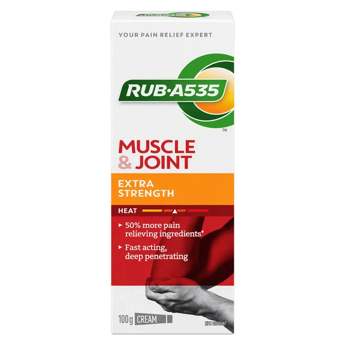 Rub A-535 Extra Strength Heating Cream 100g