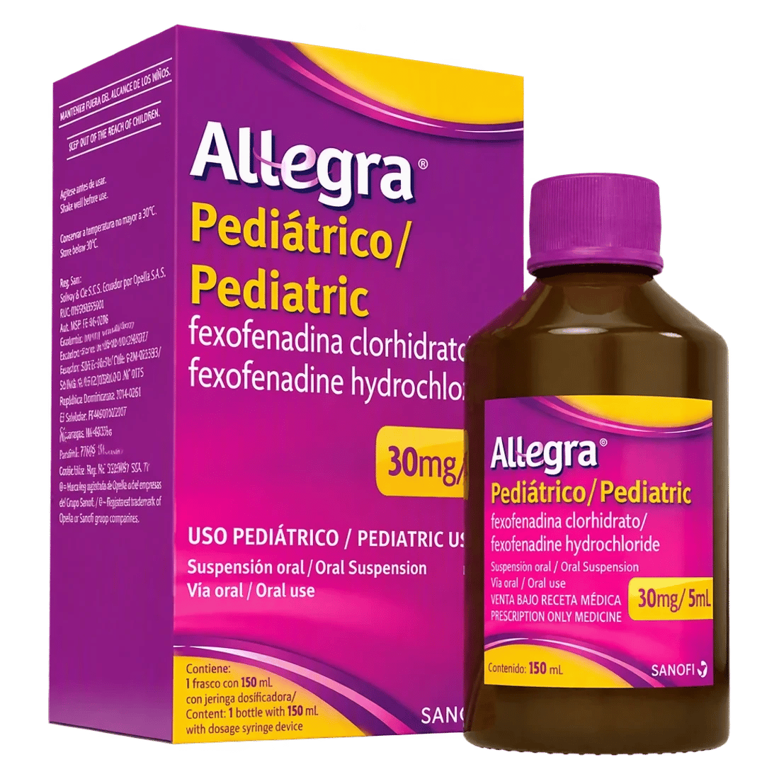 Allegra Pediatric 30mg/5ml Syrup 150ml