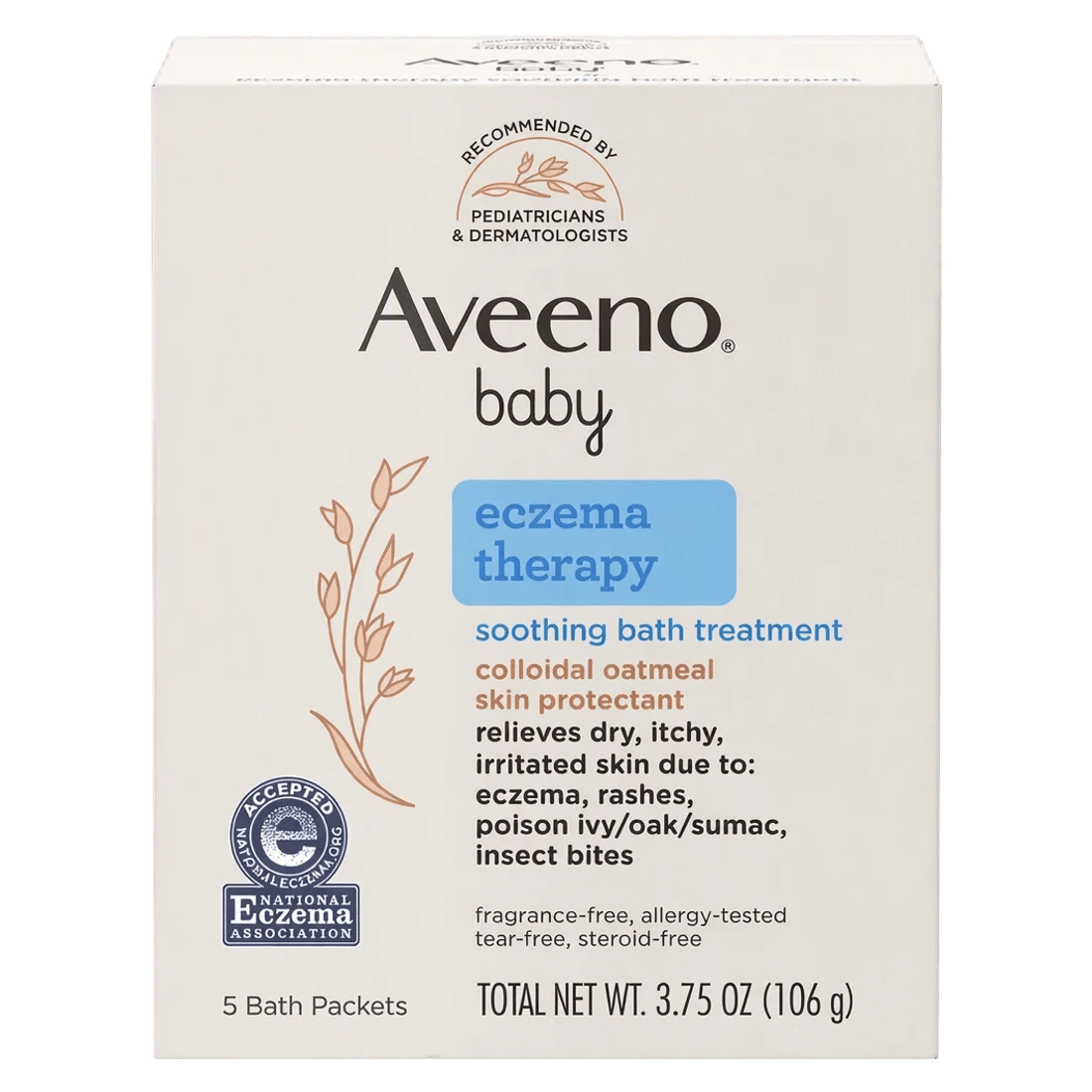 Aveeno Baby Eczema Bath Treatment 5pk