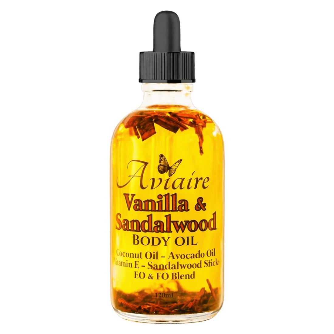 Aviaire Vanilla & Sandalwood Body Oil 120ml