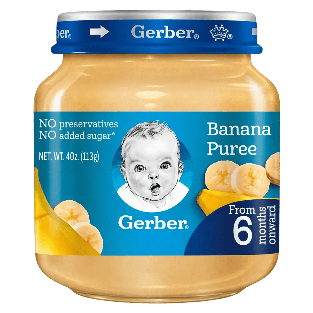 Gerber 2nd Foods Banana, 4oz