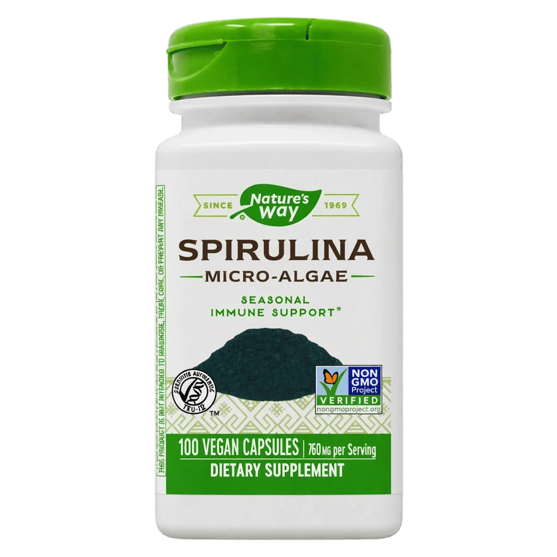 Nature's Way Spirulina Capsules 100's