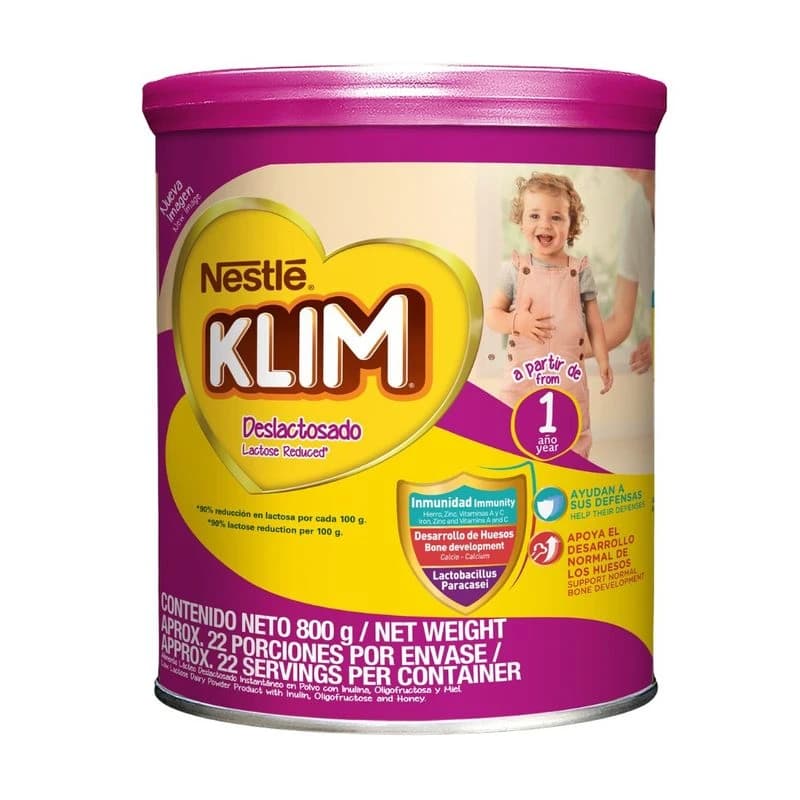 Nestle Klim 1+ Lactose Reduced Milk 800g