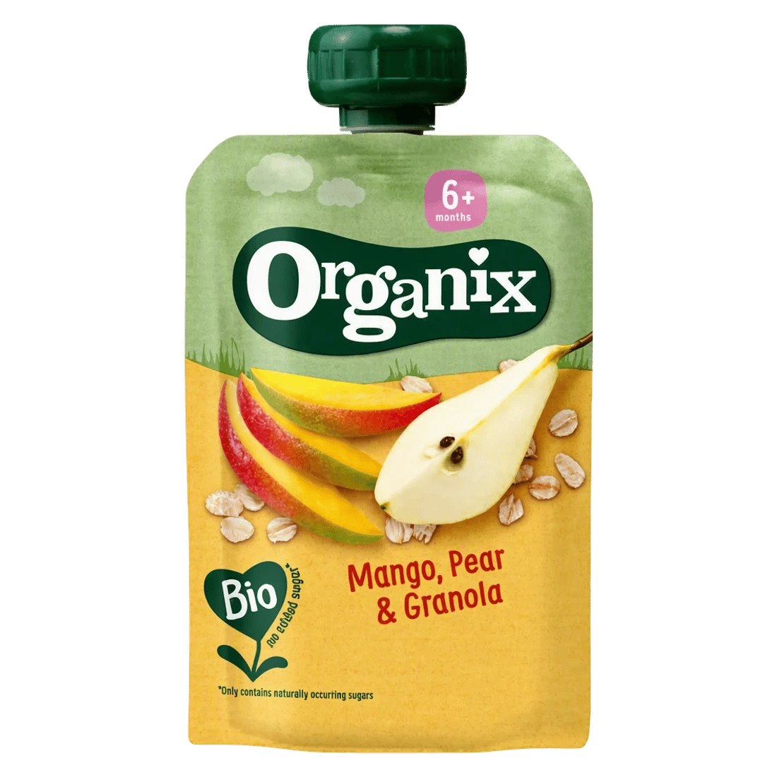 Organix Pouch 100g Mng/Pear/Granola 6m+