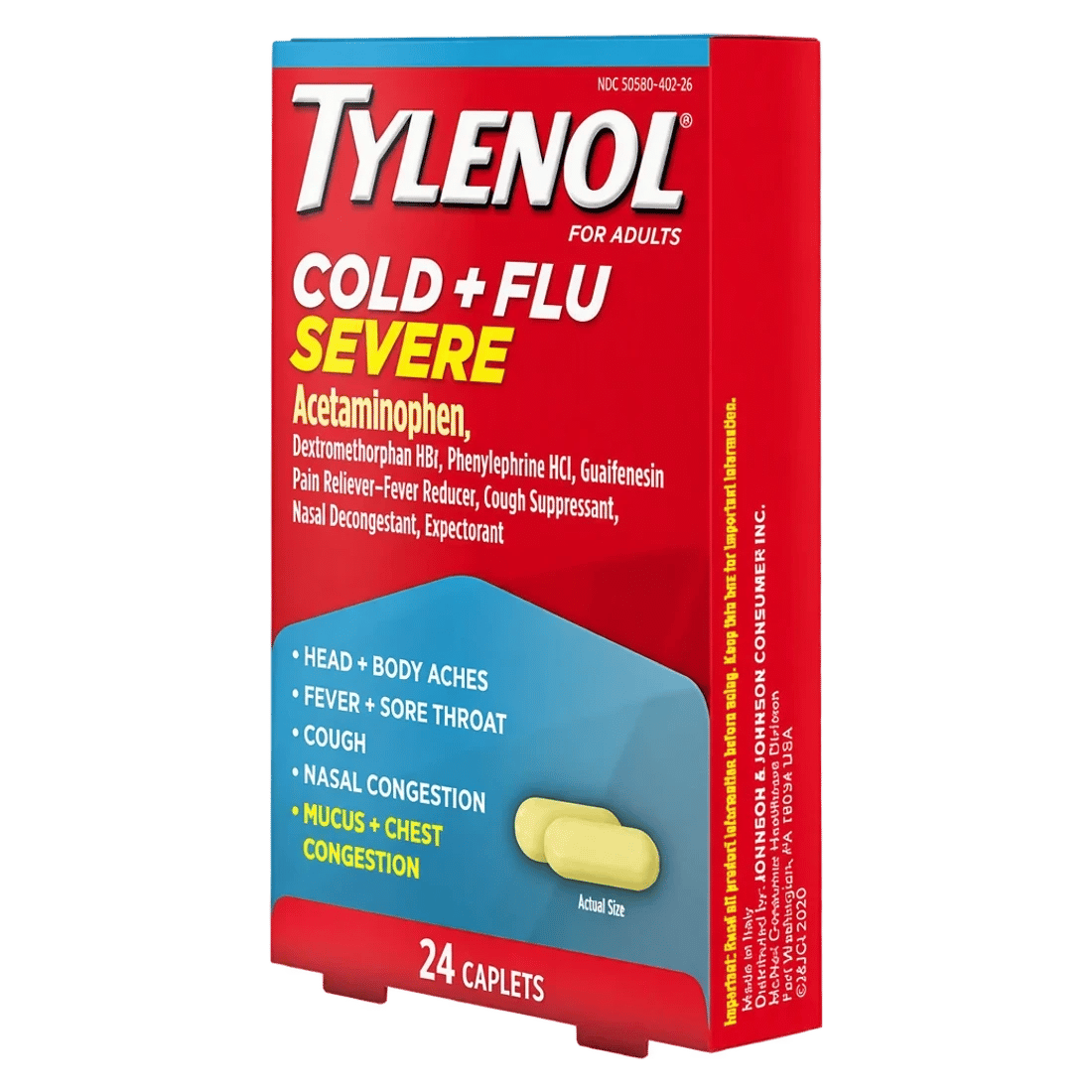 Tylenol Cold+Flu Severe 24caps
